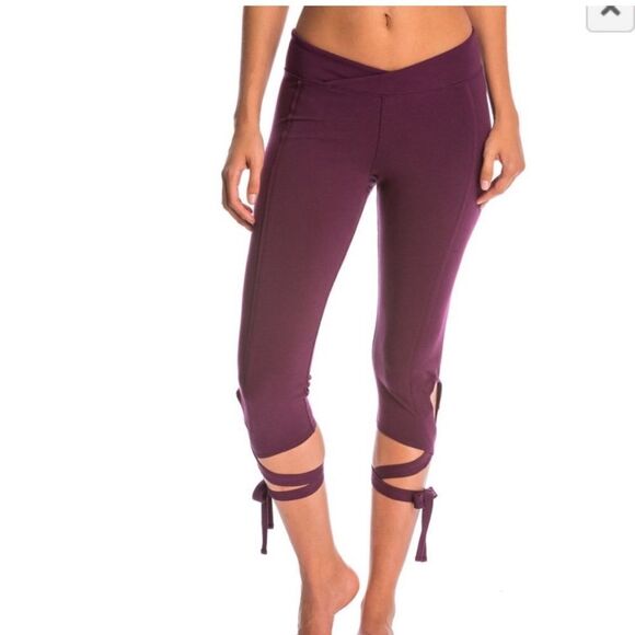 FP Movement by Free People Legging Ankle Ties Lavender Size S - Picture 6 of 6